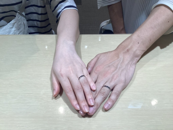 【大阪府・城東区】Katamu（カタム）の結婚指輪をペアでご成約い