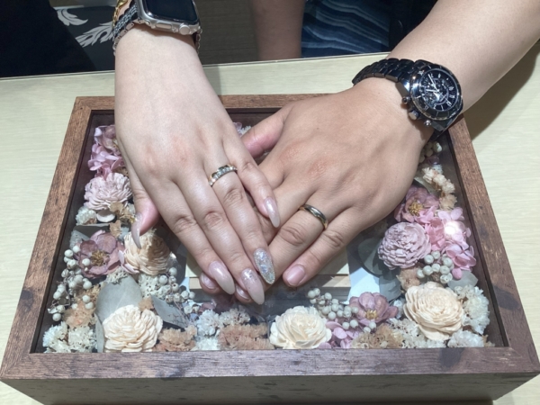 【大阪府・枚方市】RosettE（ロゼット）の結婚指輪をペアでご成