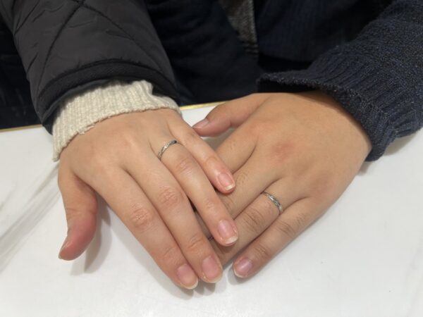 京都市伏見区｜insembre（インセンブレ）の結婚指輪をご成約い