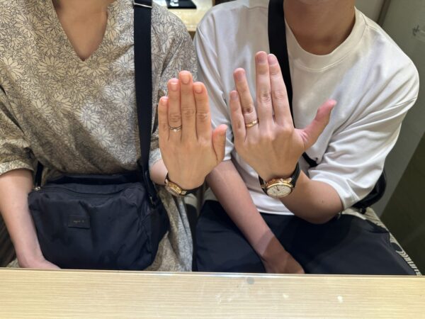 兵庫県姫路市よりご来店「FISCHER」の結婚指輪をご成約頂きました