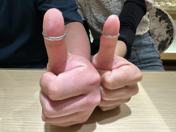 兵庫県加古川市からご来店「FISCHER」の結婚指輪をご成約いただ