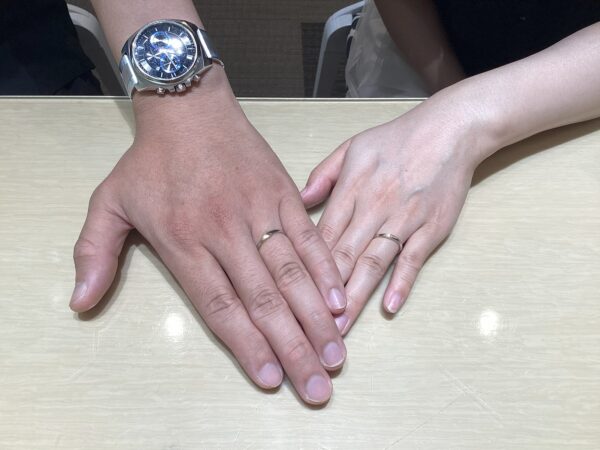 【大阪府・寝屋川市】nocur（ノクル）の結婚指輪をペアでご成約い