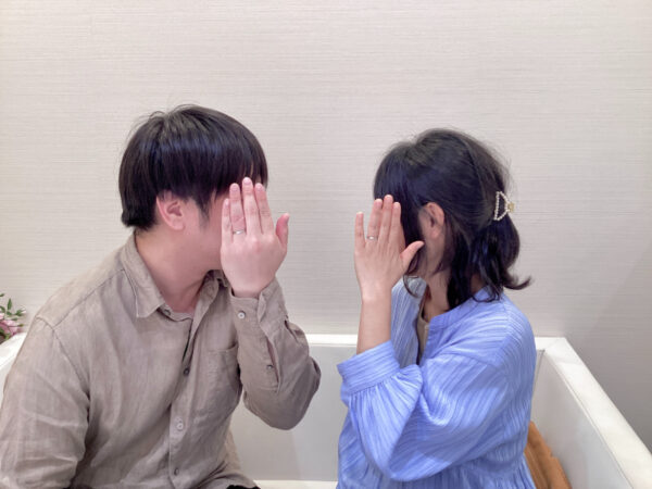 和歌山県西牟婁郡すさみ町からご来店でRosettE/SPの結婚指輪