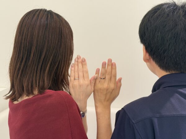 神戸市よりご来店「Pilot Bridal」のマリッジリングをご成
