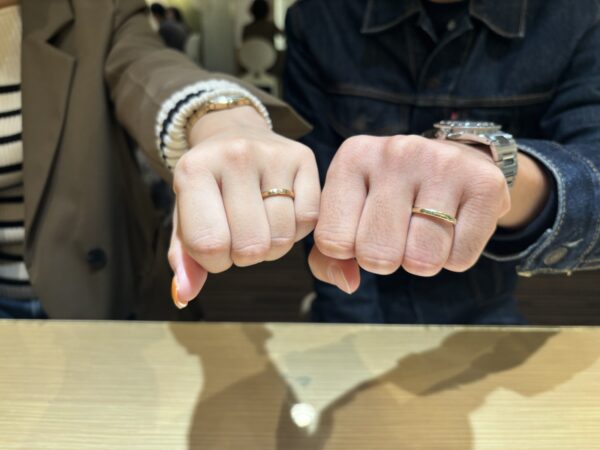 兵庫県揖保郡太子町からご来店「FISCHER」の結婚指輪をご成約頂