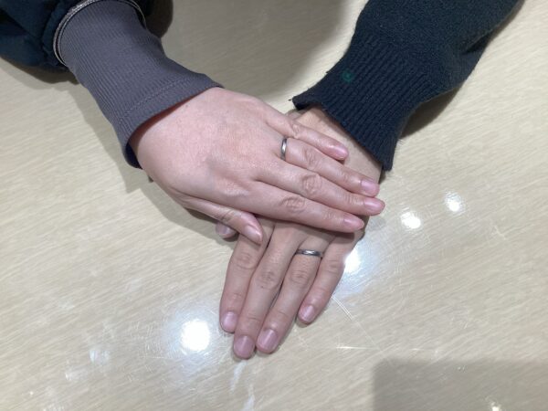 【大阪府・住吉区】FISCHER（フィッシャー）の結婚指輪をペアでご成約いただきました。