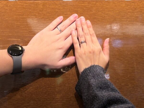 兵庫県姫路市たつの市からご来店「FISCHER」の結婚指輪をご成約頂きました