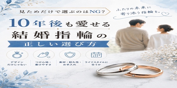 結婚指輪選びで重視すべきポイントとは？長く愛せるリングの選び方