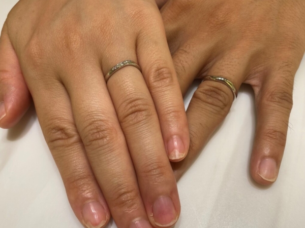 神戸市東灘区｜Milk&Strawberryの結婚指輪をご成約頂きました