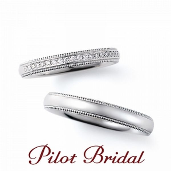 Pt999高純度プラチナ結婚指輪Pilot Bridalハピネス