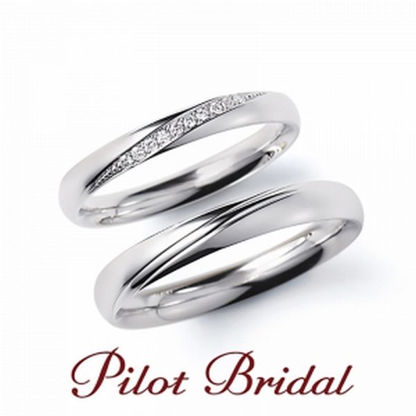 Pt999高純度プラチナ結婚指輪Pilot Bridalプロミス