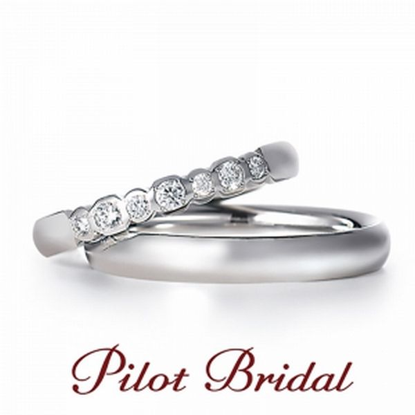 Pt999高純度プラチナ結婚指輪Pilot Bridalプレジャー