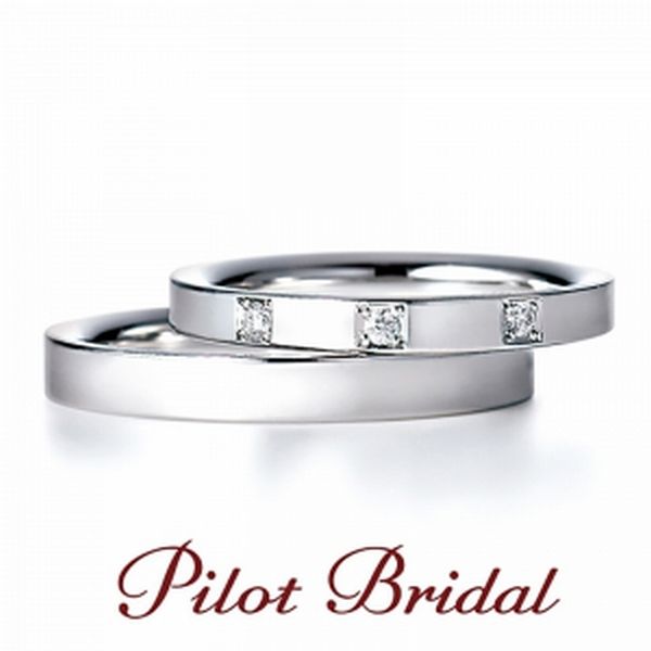Pt999高純度プラチナ結婚指輪Pilot Bridalピュア