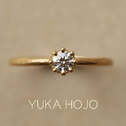 大阪梅田で人気の婚約指輪デザインYUKA HOJOのカプリ