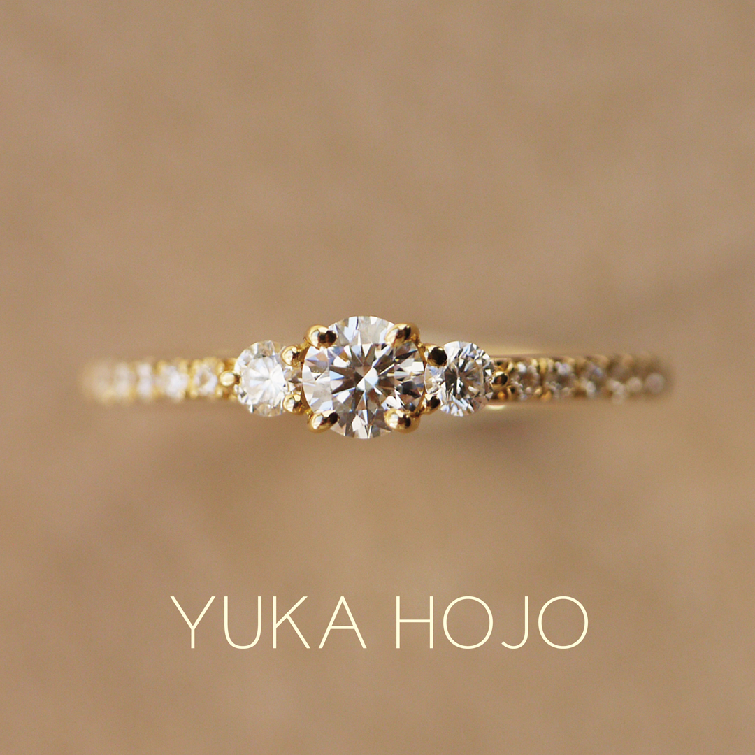 神戸三ノ宮でおすすめのおしゃれな婚約指輪でユカホウジョウのコメット