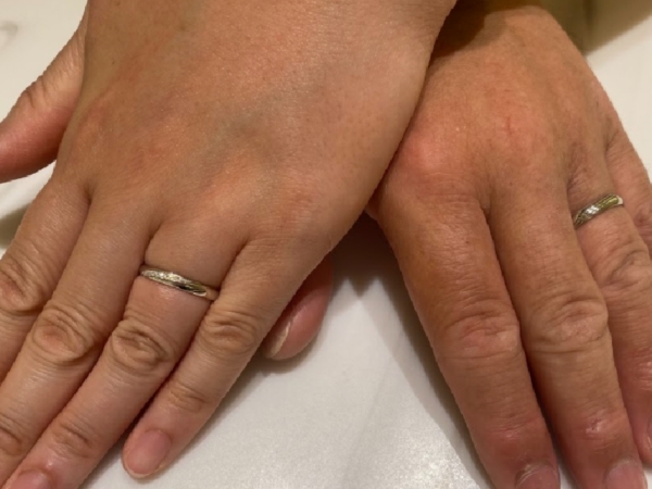 神戸市垂水区Pilot Bridalの結婚指輪