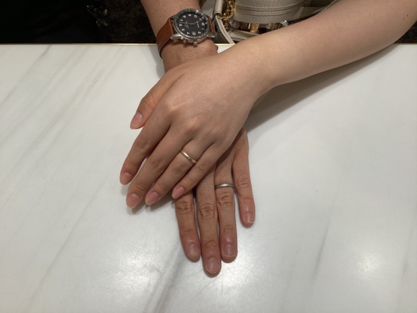 和歌山県和歌山市　FISCHER（フィッシャー）の結婚指輪をご成約いただいたお客様です