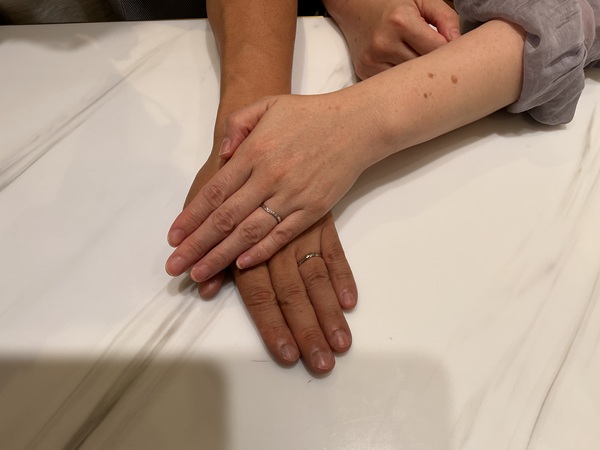 【堺市・堺区】MILK&Strawberryの結婚指輪をペアでご成