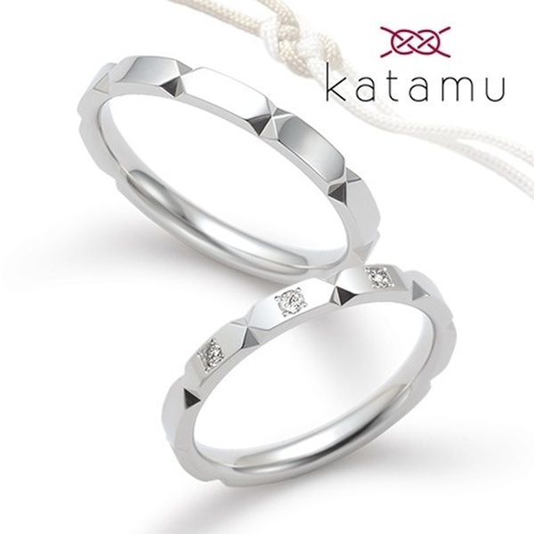 Katamu　鍛造　結婚指輪