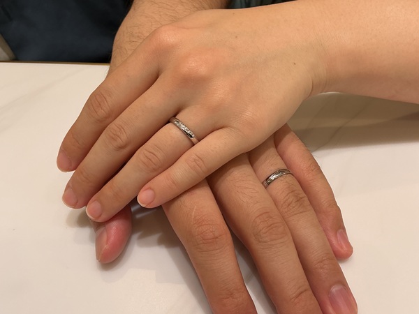 【大阪市・阿倍野区】Pilot Bridalの結婚指輪をペアでご成