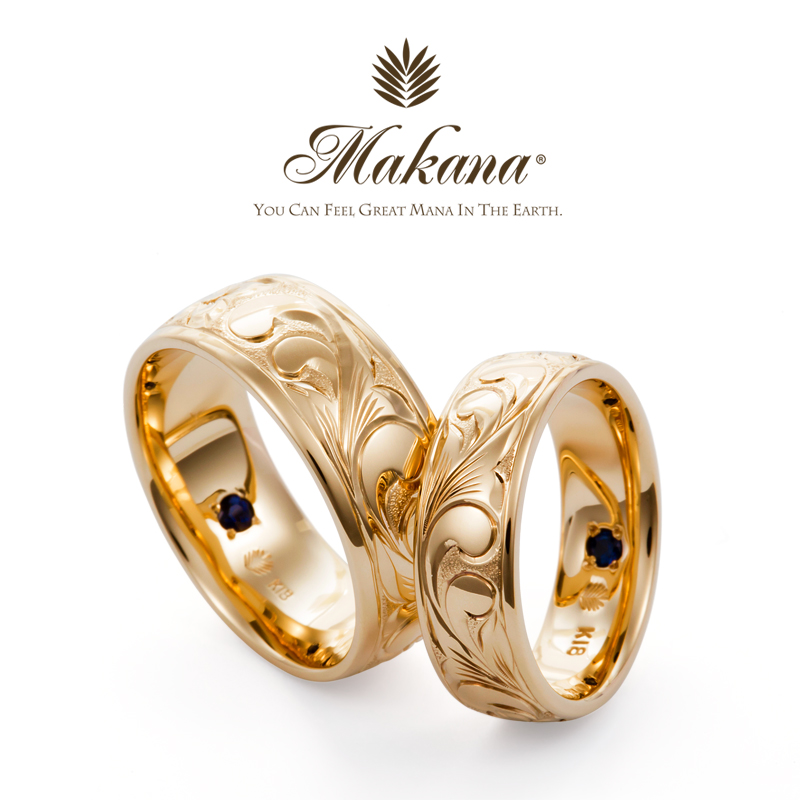 ハワイアンジュエリーのブライダルジュエリーブランドMakana（マカナ）の結婚指輪9