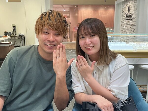 【大阪府・摂津市】FISCHERの結婚指輪をペアでご成約いただきま