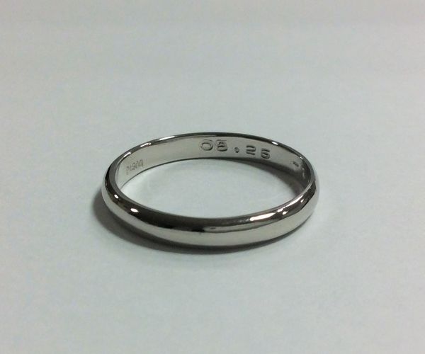 手作り結婚指輪の刻印