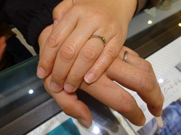 和歌山県和歌山市 しっかりしていてボリュームのあるグラマの結婚指輪