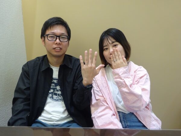 大阪府熊取町 gardenオリジナルの婚約指輪とインセンブレの結婚