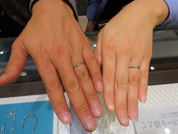 大阪府泉南市 鍛造製法という強度のある造りが2人とも気に入り、イン