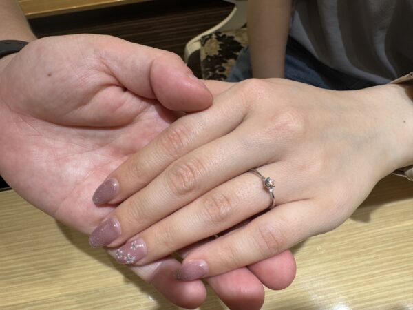 兵庫県姫路市よりご来店「gardenオリジナル・IDEALダイヤ」