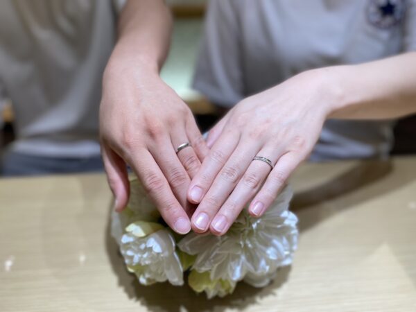 姫路市よりご来店「RosettE/SP」の結婚指輪をご成約頂きました