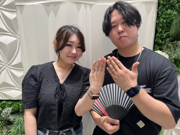 兵庫県姫路市からご来店「IDEAL Plus fort」のマリッジ