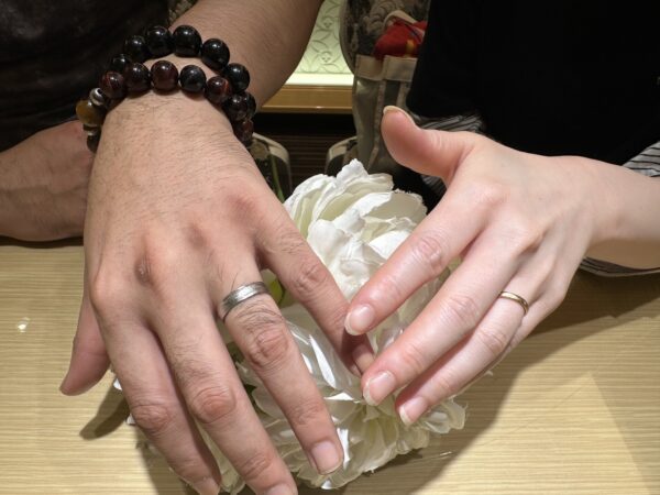 兵庫県神崎郡・姫路市からご来店「FISCHER」の結婚指輪をご成約