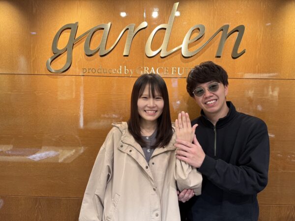 岡山県倉敷市からご来店「CHER LUV」の婚約指輪をご成約頂きま