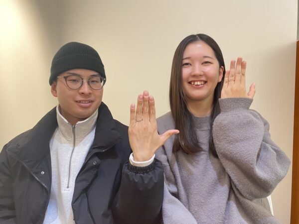 兵庫県丹波市からご来店「IROノHA」の結婚指輪をご成約頂きました