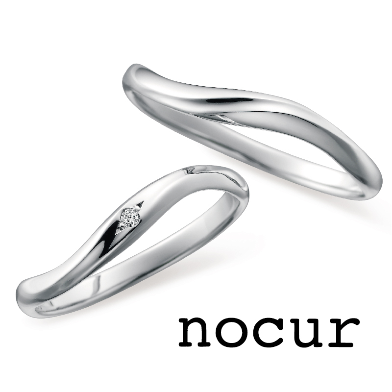 CITIZENシチズン製のnocur（ノクル）で2本で10万円の結婚指輪11