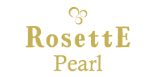 真珠のブライダルブランドでロゼットパールのロゴ
