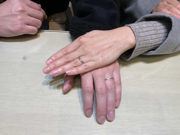 八尾市 神戸市中央区　SomethingBlue(サムシングブルー)の結婚指輪をご成約いただきました。