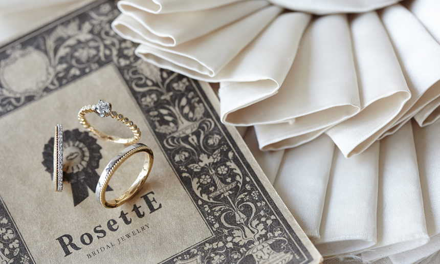 姫路のおしゃれな婚約指輪のブランドRosettE
