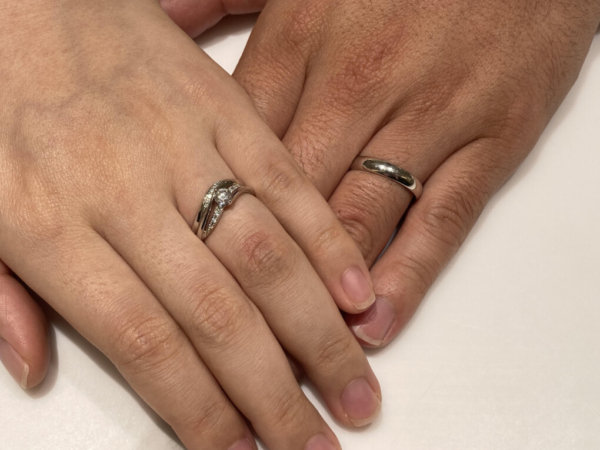京都市右京区・下京区｜高品質なマリアージュエントの婚約指輪・結婚指輪、鍛造製法のFISCHERの結婚指輪をご成約頂きました