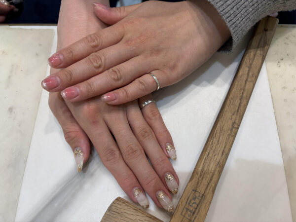 千葉県柏市からご来店　手作りペアリング体験頂きました