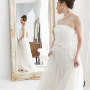 ウェディングドレス試着